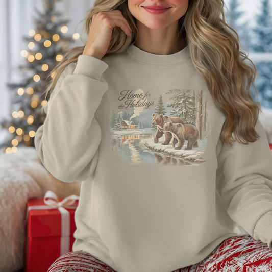 Home for the Holidays Bear Crewneck