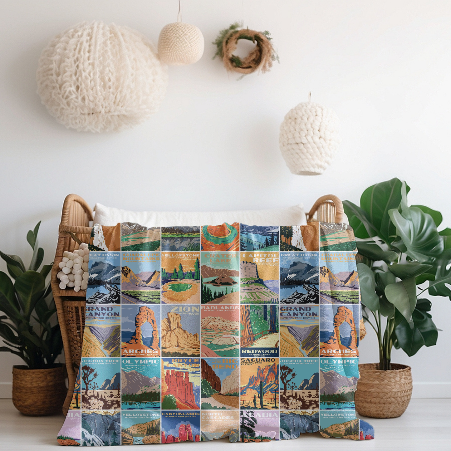 National Park Baby Swaddle