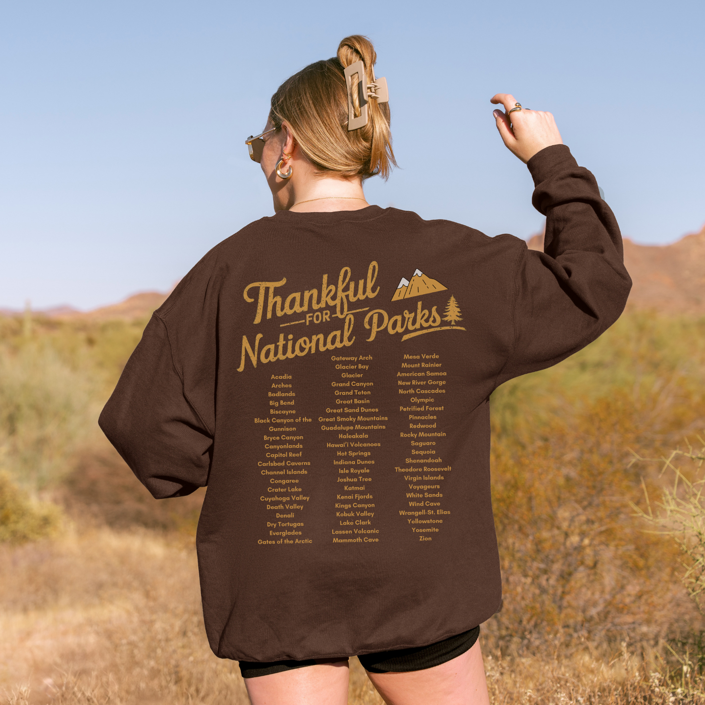 Thankful for National Parks Crewneck