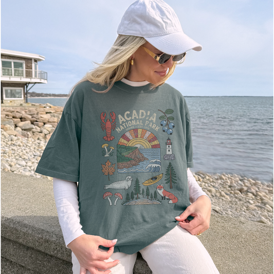 Acadia National Park and Friends Tee