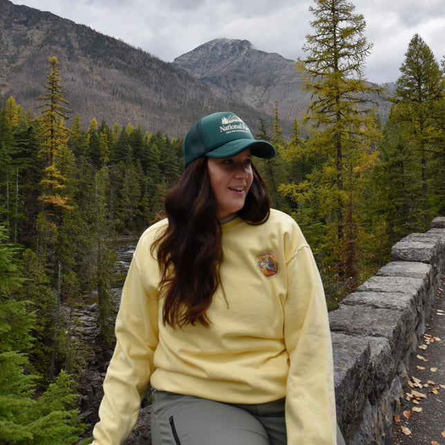 Going to the Sun Road Glacier National Park Crewneck