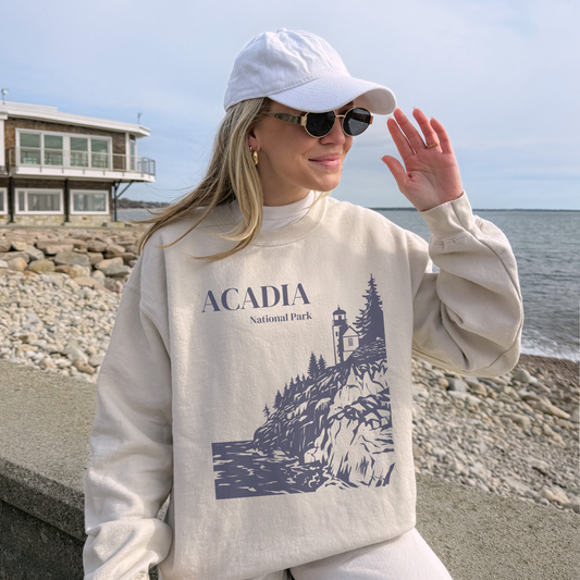 Acadia National Park Lighthouse Sweatshirt