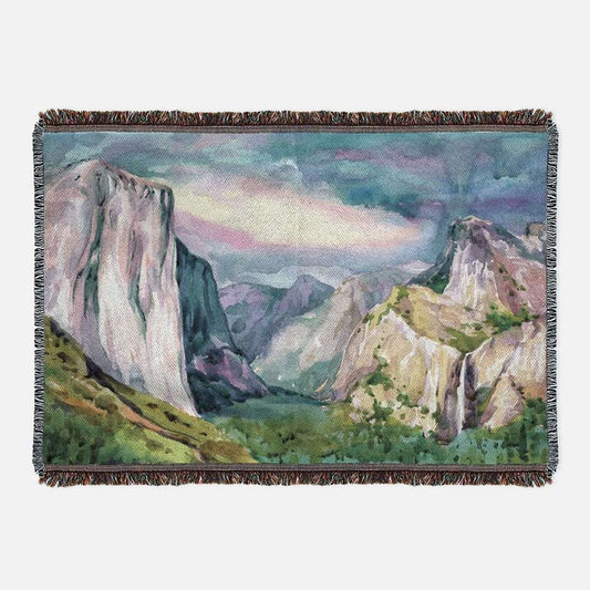 Yosemite National Park Woven Blanket