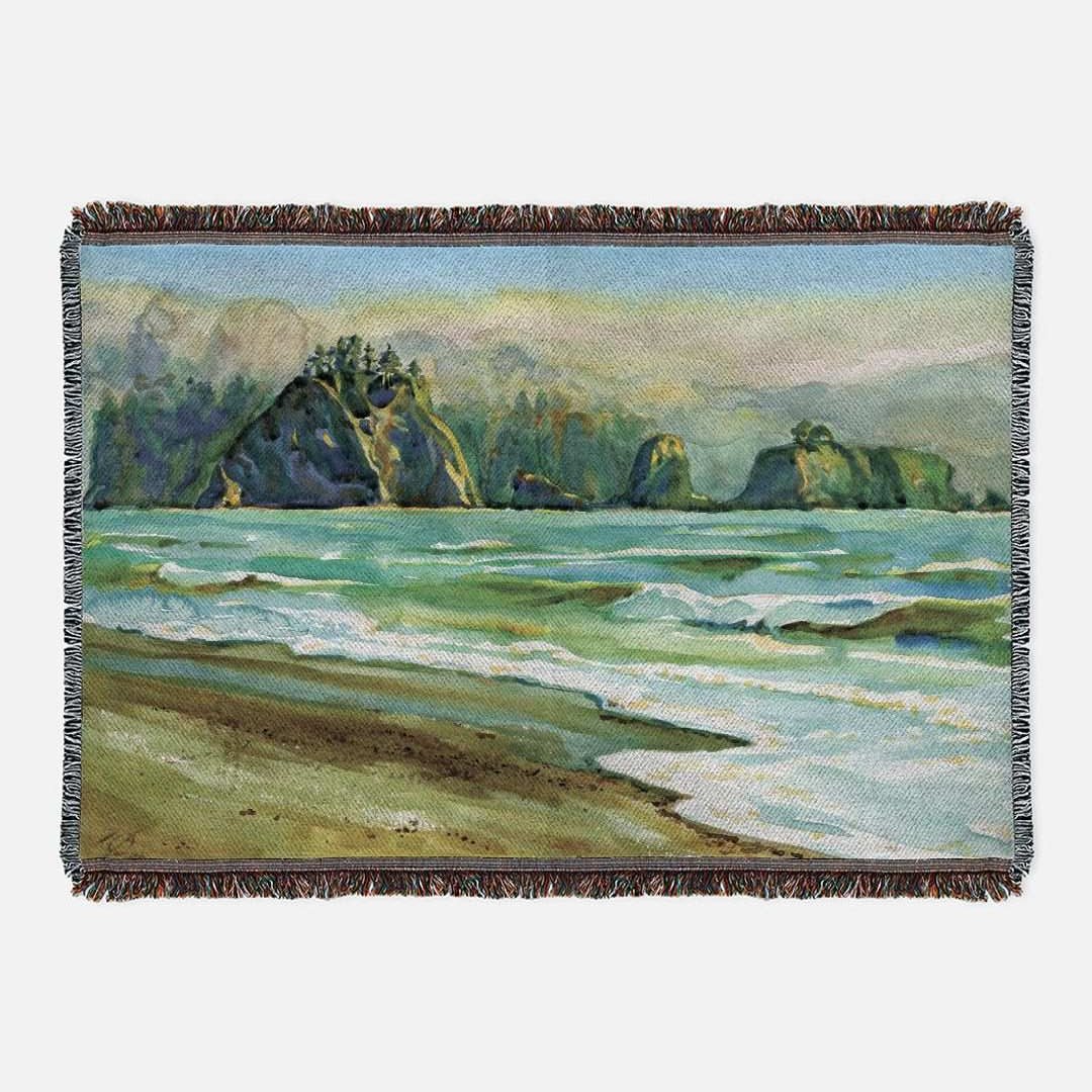 Olympic National Park Woven Blanket