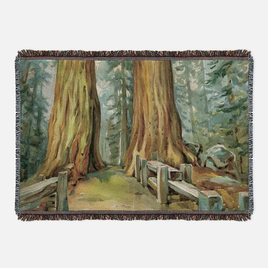 Sequoia National Park Woven Blanket