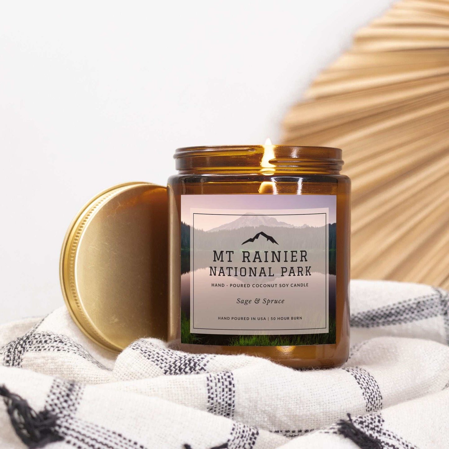 Mt. Rainier National Park Sage & Spruce Candle