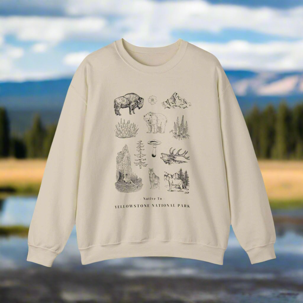 Native to Yellowstone National Park Sweatshirt
