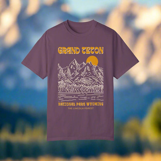 Grand Teton Sunset National Park Shirt