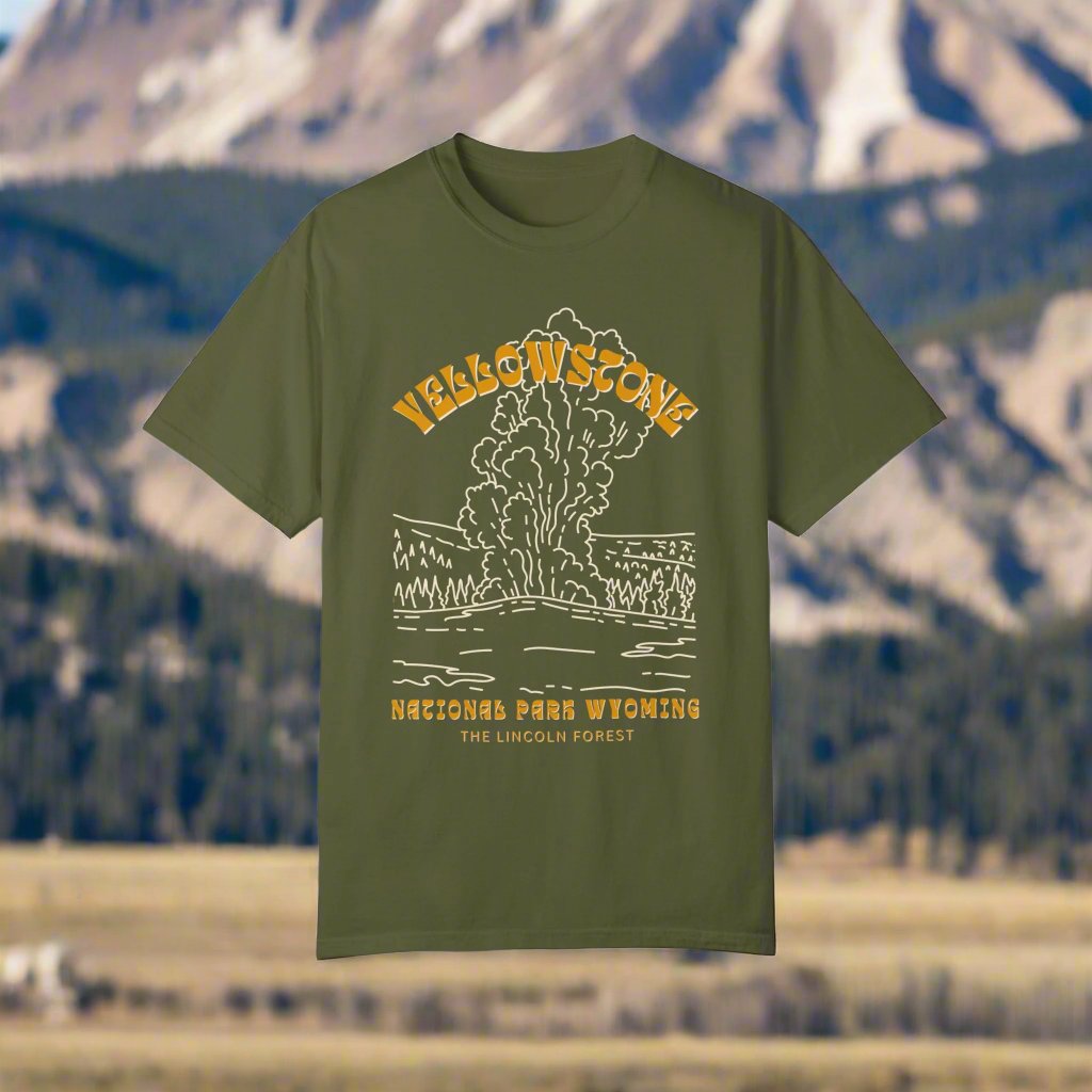 Yellowstone Old Faithful National Park Shirt