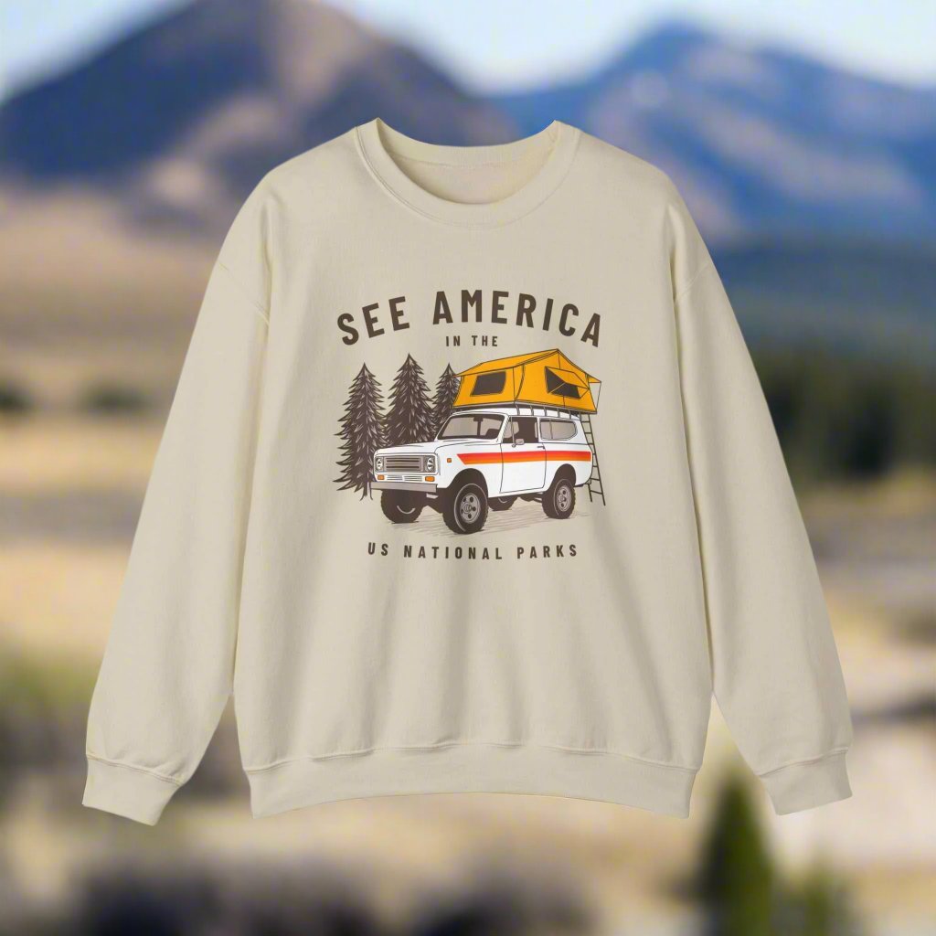 See America International Harvester Scout Camper Sweatshirt
