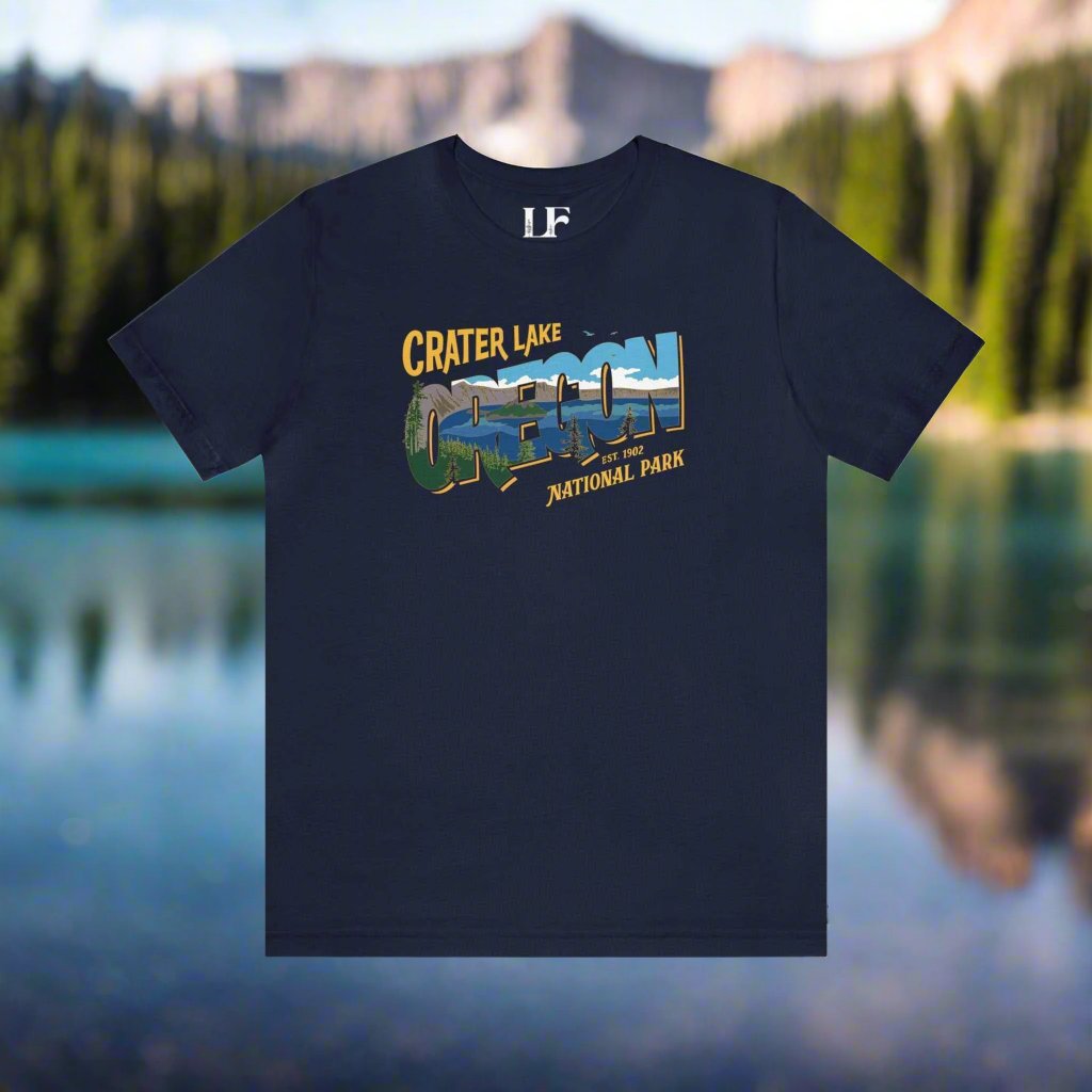 Crater Lake National Park ShirtRep your favorite park and state with this Crater Lake National Park of Oregon into your wardrobe. Featuring it's best feature, the famous Crater Lake.
Details:
- 10