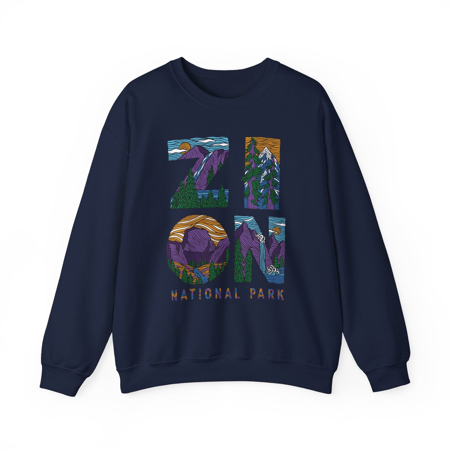 SAMPLE SALE Zion Letters National Park Sweatshirt