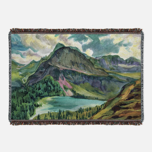 Glacier National Park Woven Blanket
