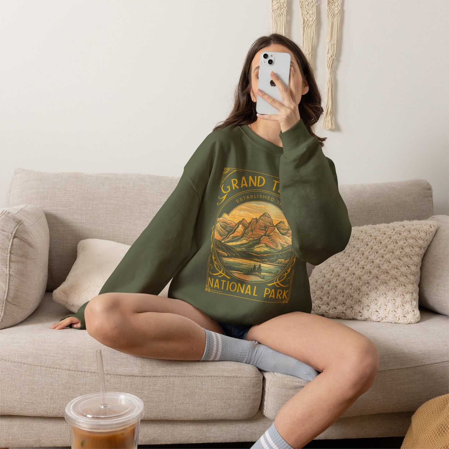 Grand Teton National Park 1929 Crewneck