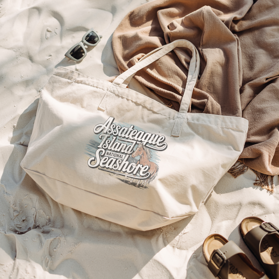 Assateague Island National Seashore Tote Bag