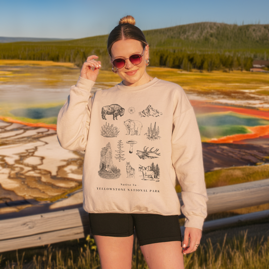 Native to Yellowstone National Park Sweatshirt