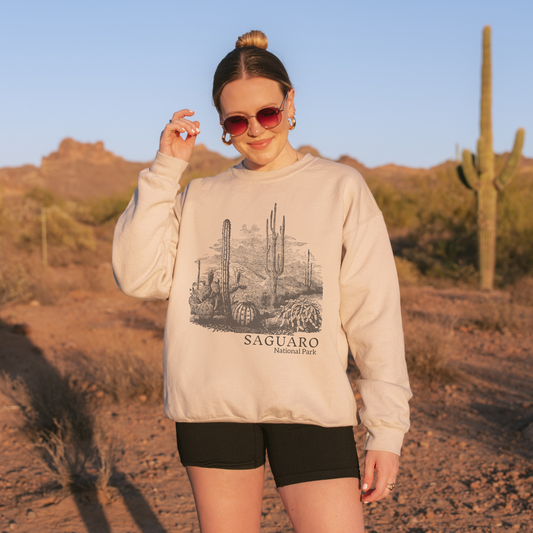 Saguaro National Park Sketch Sweatshirt