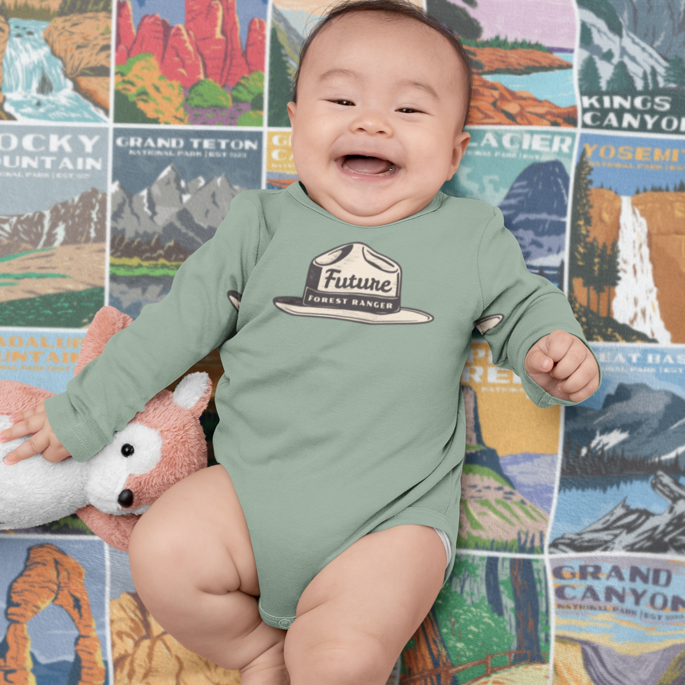 National Park Baby Swaddle