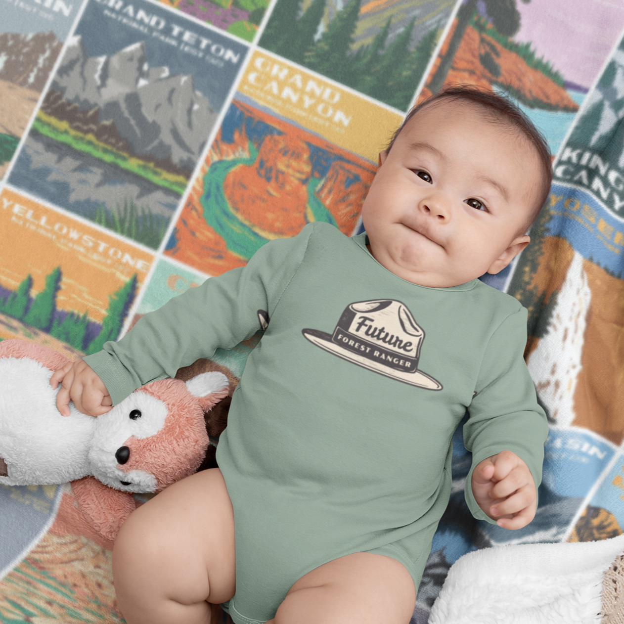 National Park Baby Swaddle
