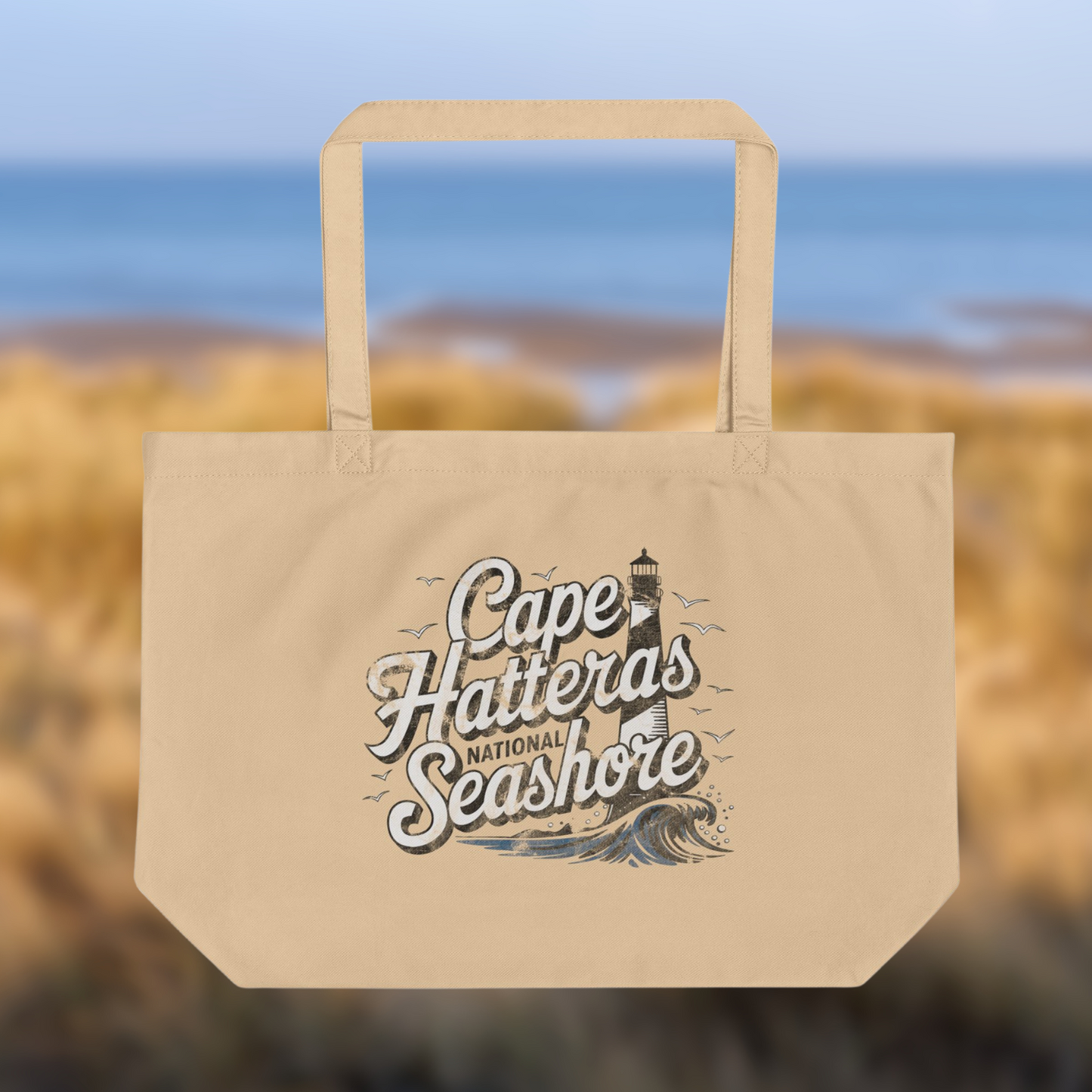 Cape Hatteras National Seashore Beach Tote Bag