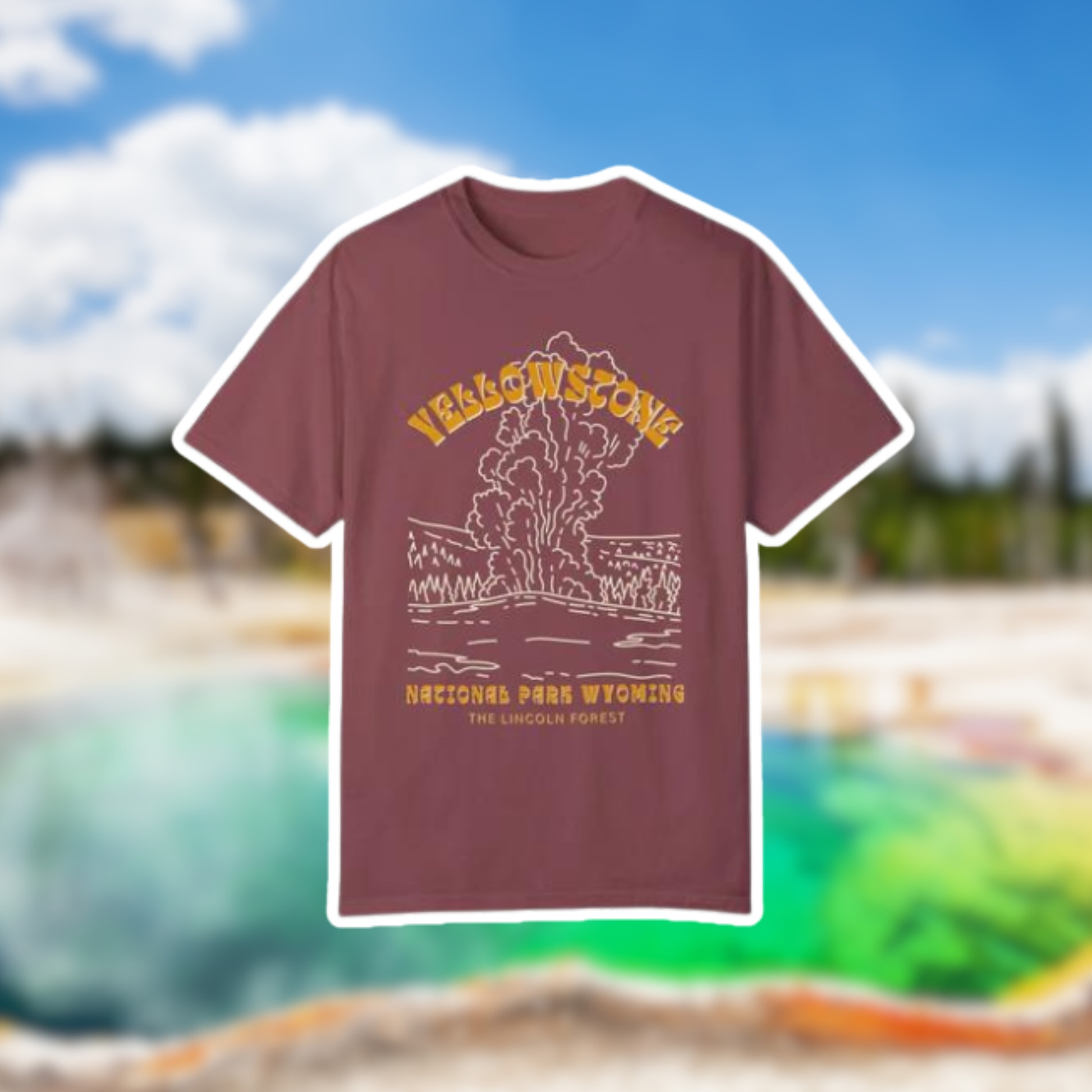 Yellowstone Old Faithful National Park Shirt