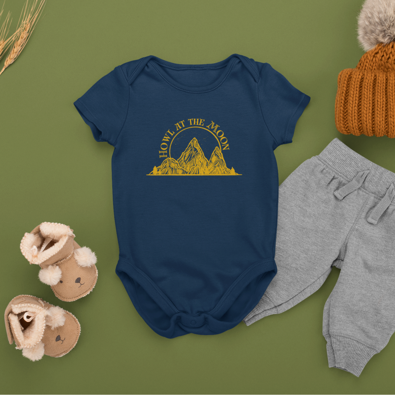 Howl at the Moon Baby Onesie