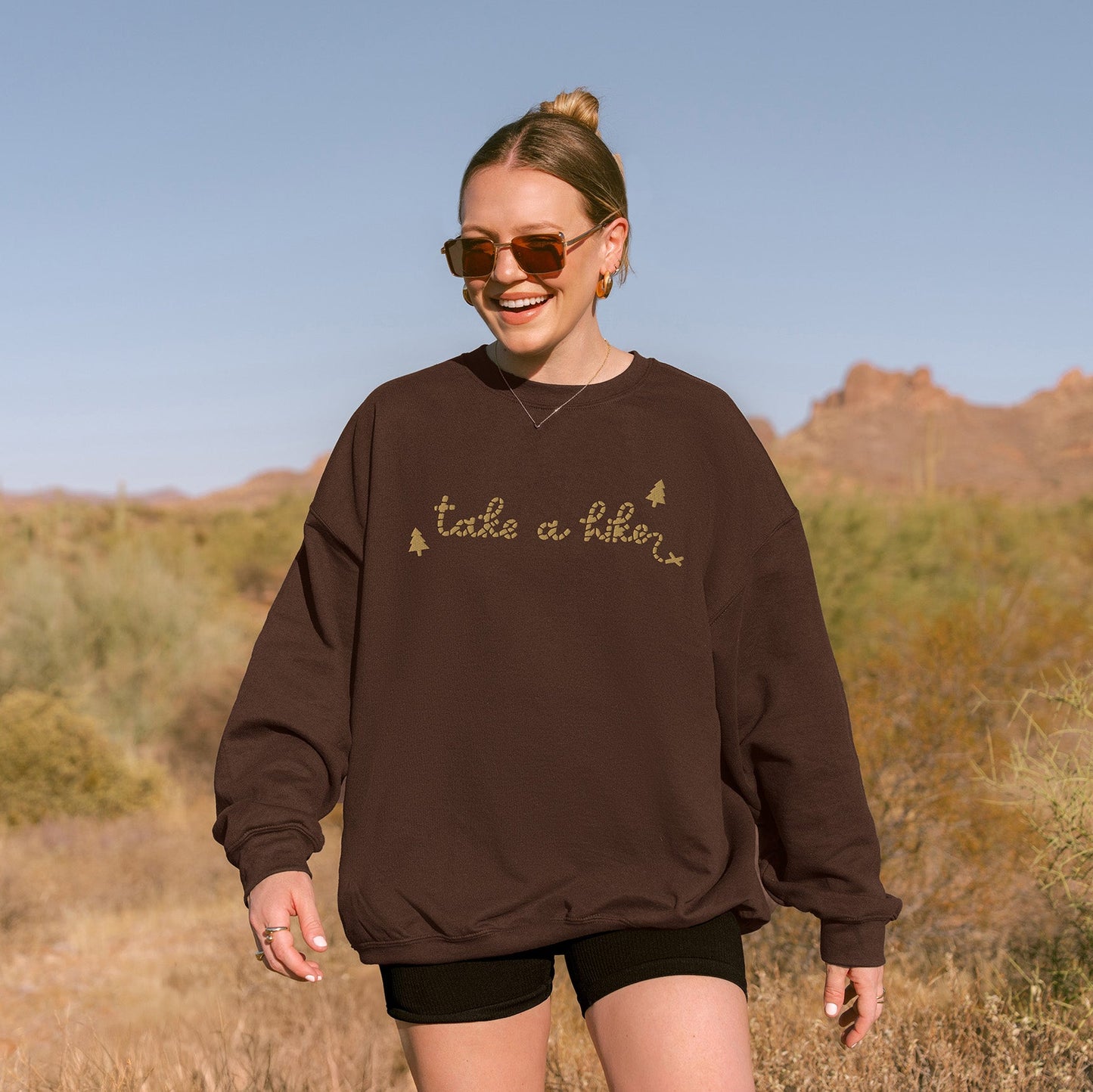 Take a Hike Embroidered Crewneck
