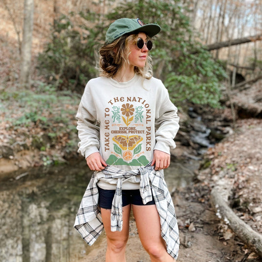 SAMPLE SALE Take Me to the National Parks Sweatshirt