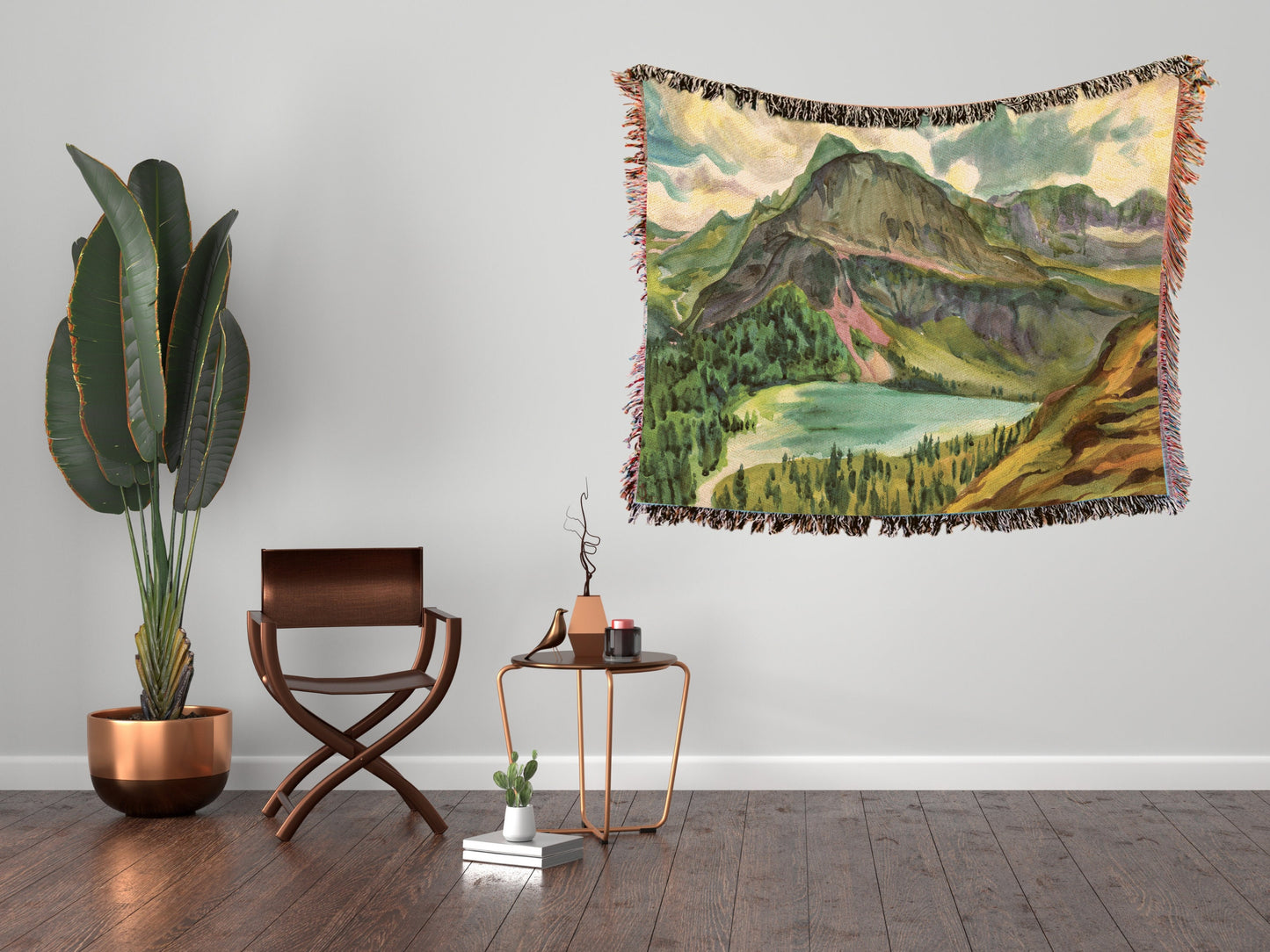 Glacier National Park Woven Blanket