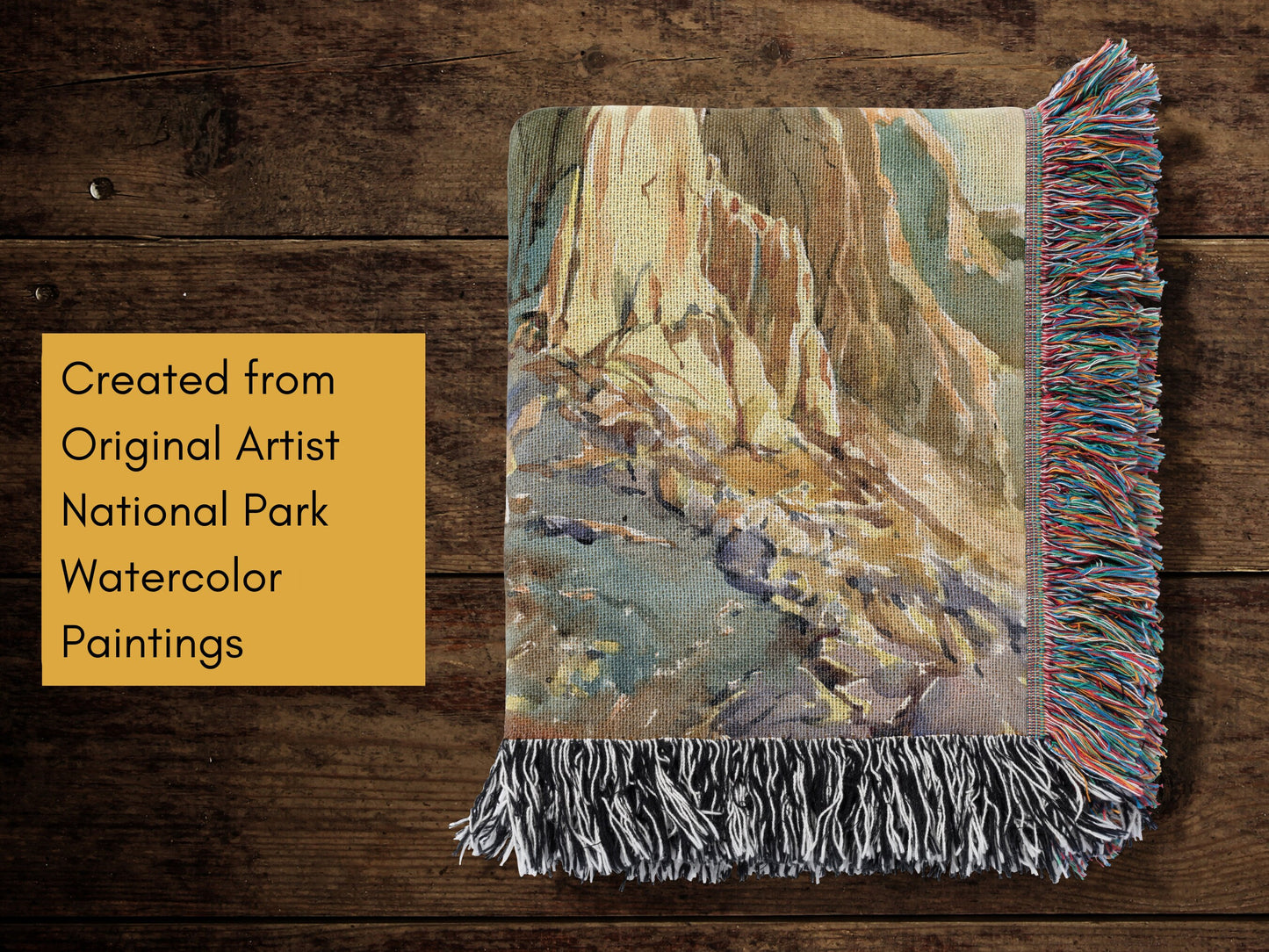 Kings Canyon National Park Woven Blanket