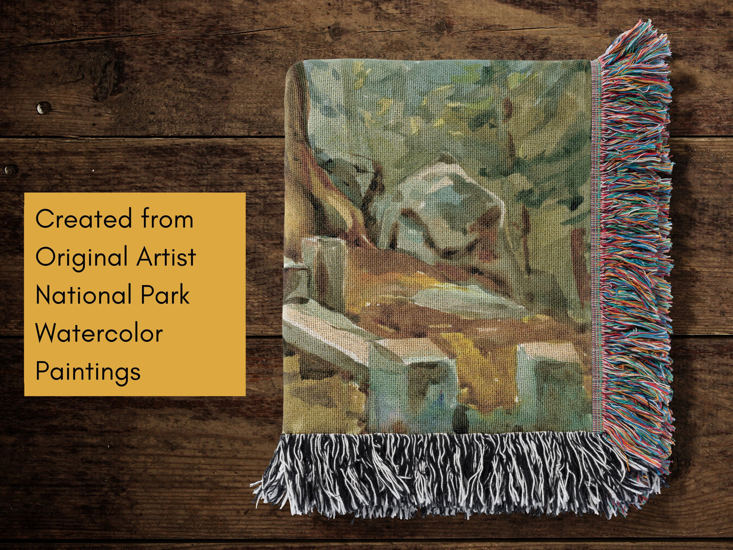 Sequoia National Park Woven Blanket