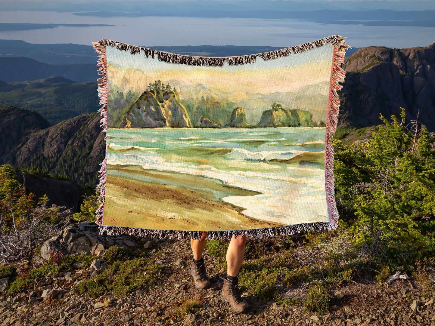 Olympic National Park Woven Blanket
