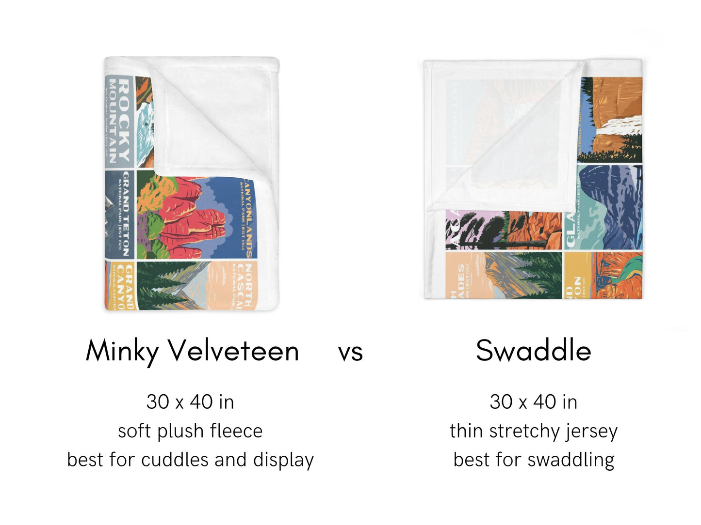 National Park Baby Swaddle