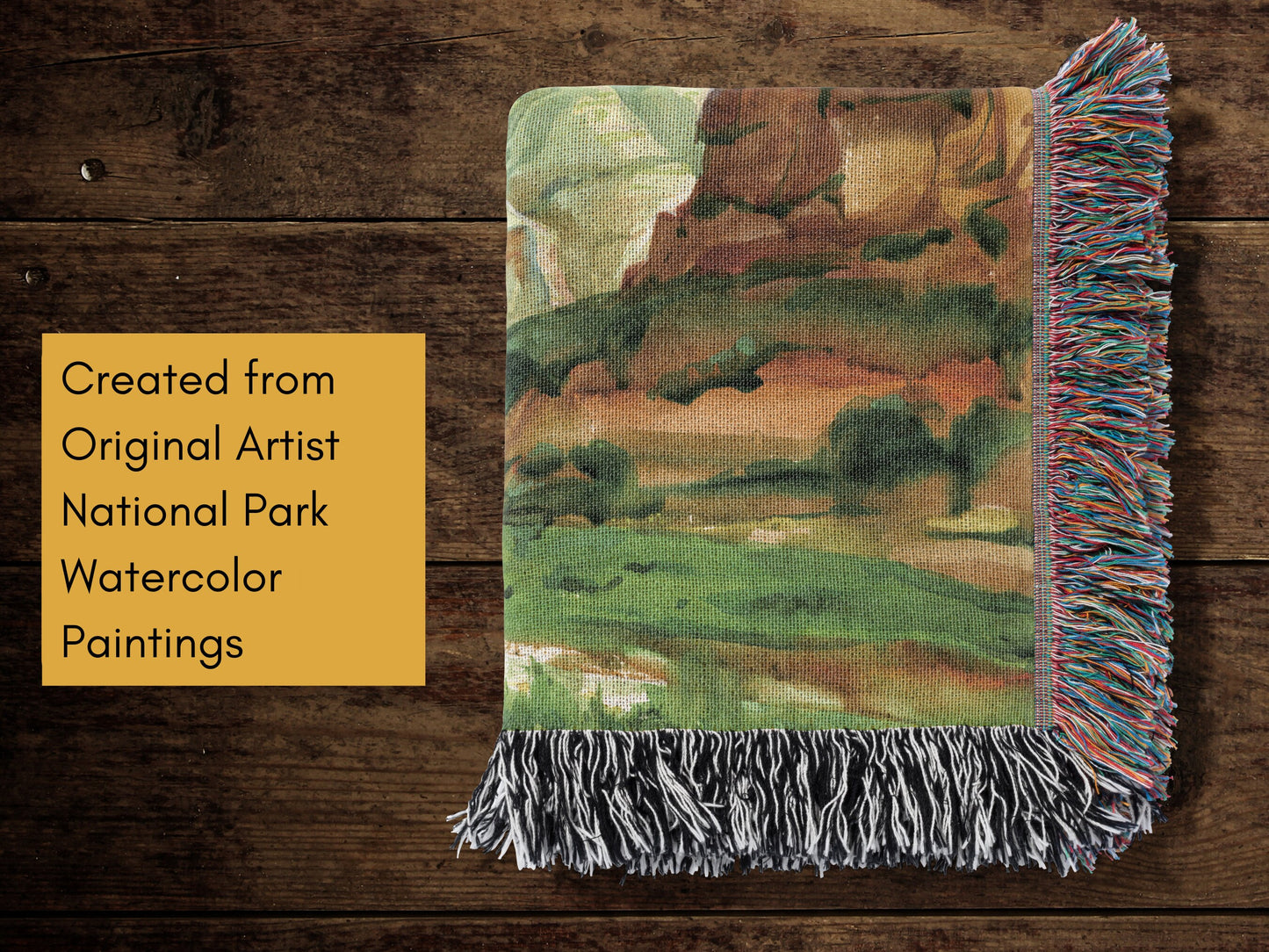 Zion National Park Woven Blanket