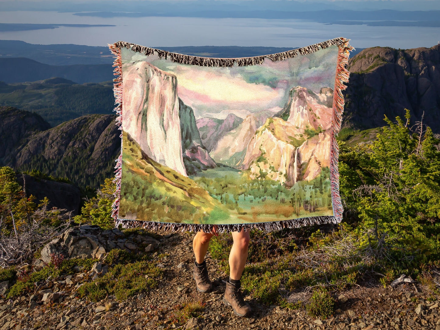 Yosemite National Park Woven Blanket