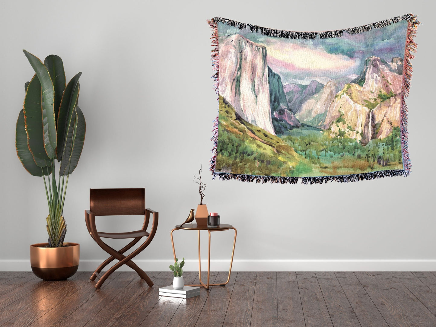 Yosemite National Park Woven Blanket