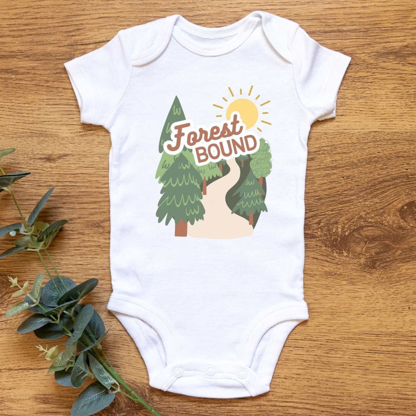 Forest Bound Baby Onesie