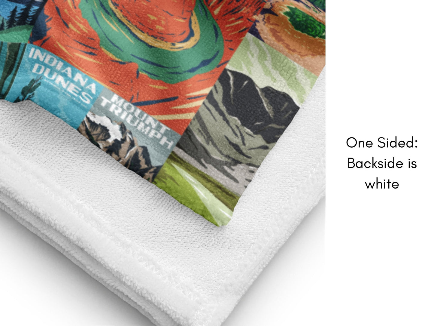 National Park Beach TowelBeach days are always a bliss – showing up with a luxuriously soft and beach towel featuring all your favorite national parks can add a bit more sunshine to your day