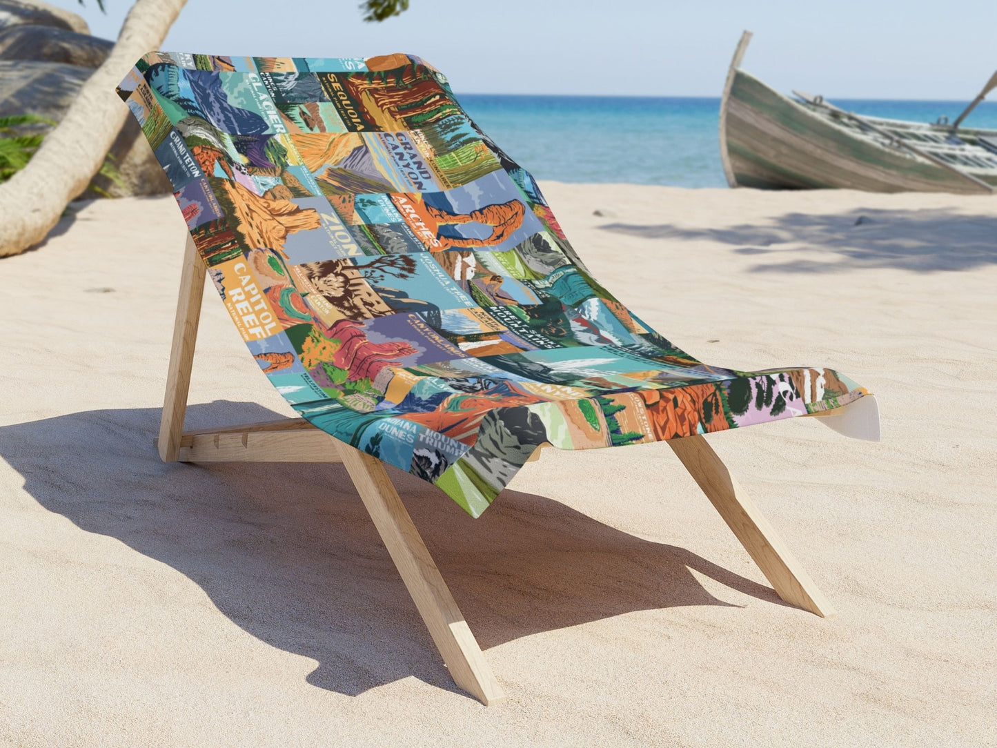 National Park Beach TowelBeach days are always a bliss – showing up with a luxuriously soft and beach towel featuring all your favorite national parks can add a bit more sunshine to your day
