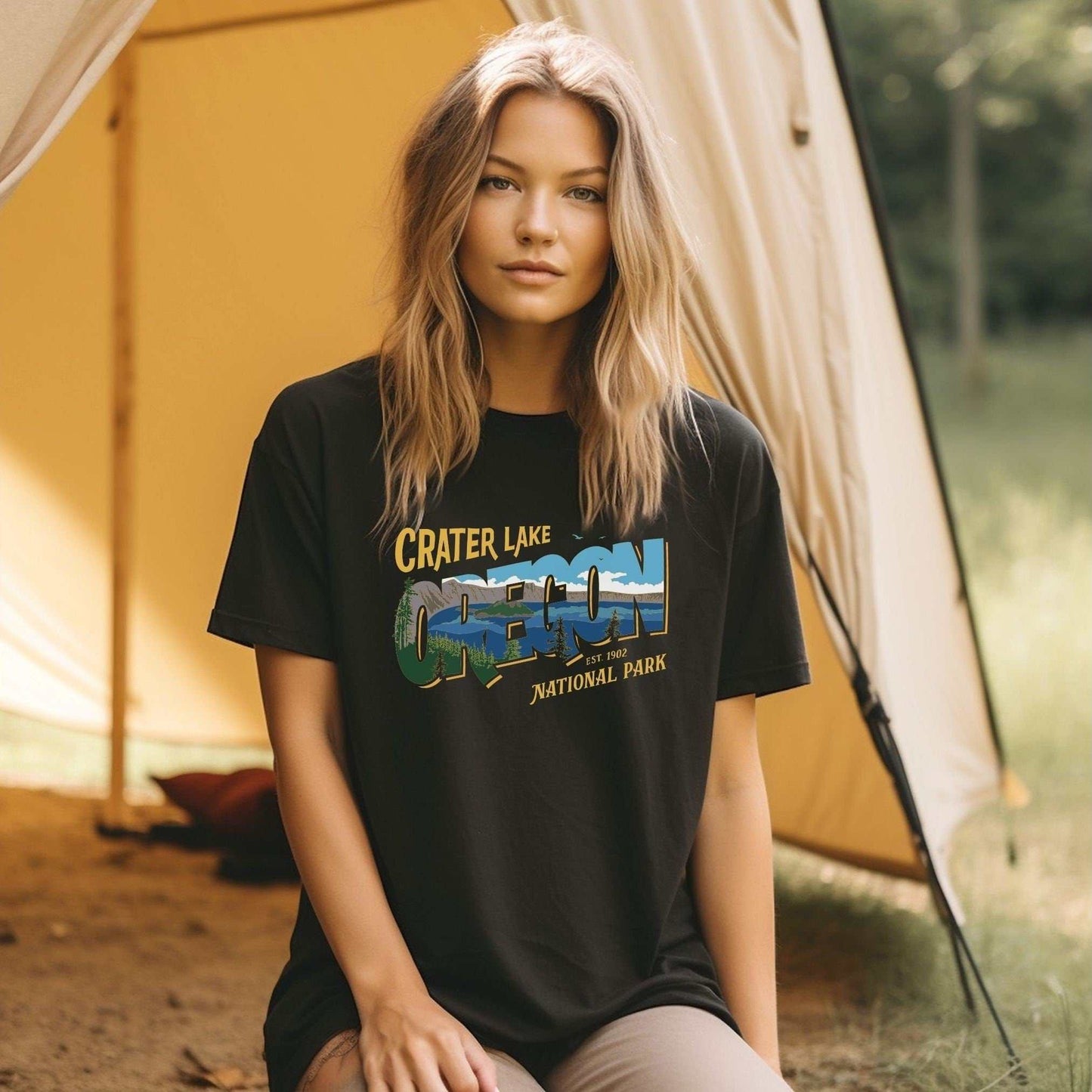 Crater Lake National Park ShirtRep your favorite park and state with this Crater Lake National Park of Oregon into your wardrobe. Featuring it's best feature, the famous Crater Lake.
Details:
- 10