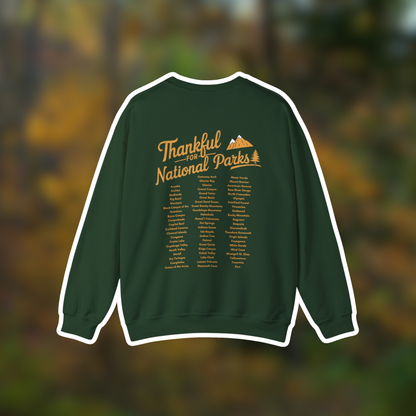 Thankful for National Parks Crewneck