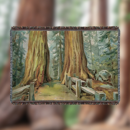 Sequoia National Park Woven Blanket