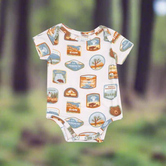 National Park Patches Onesie