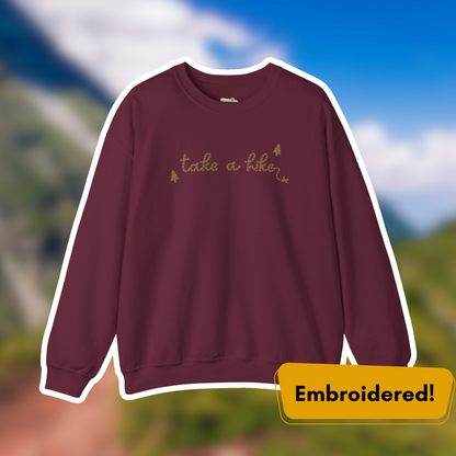 Take a Hike Embroidered Crewneck