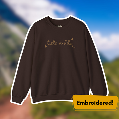 Take a Hike Embroidered Crewneck