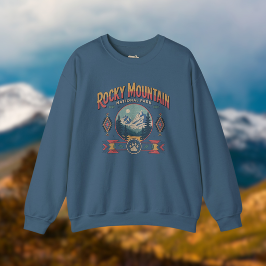 Rocky Mountain National Park Southwest Crewneck