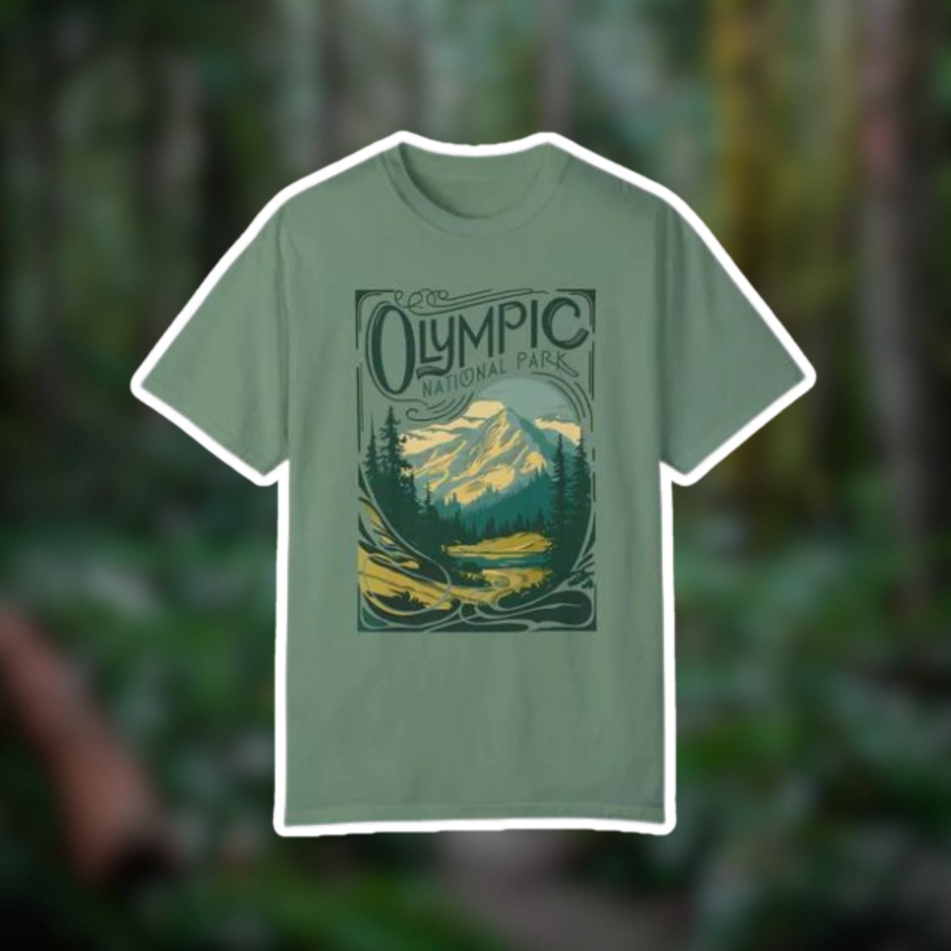 Olympic National Park Shirt Vintage National Park T-Shirt