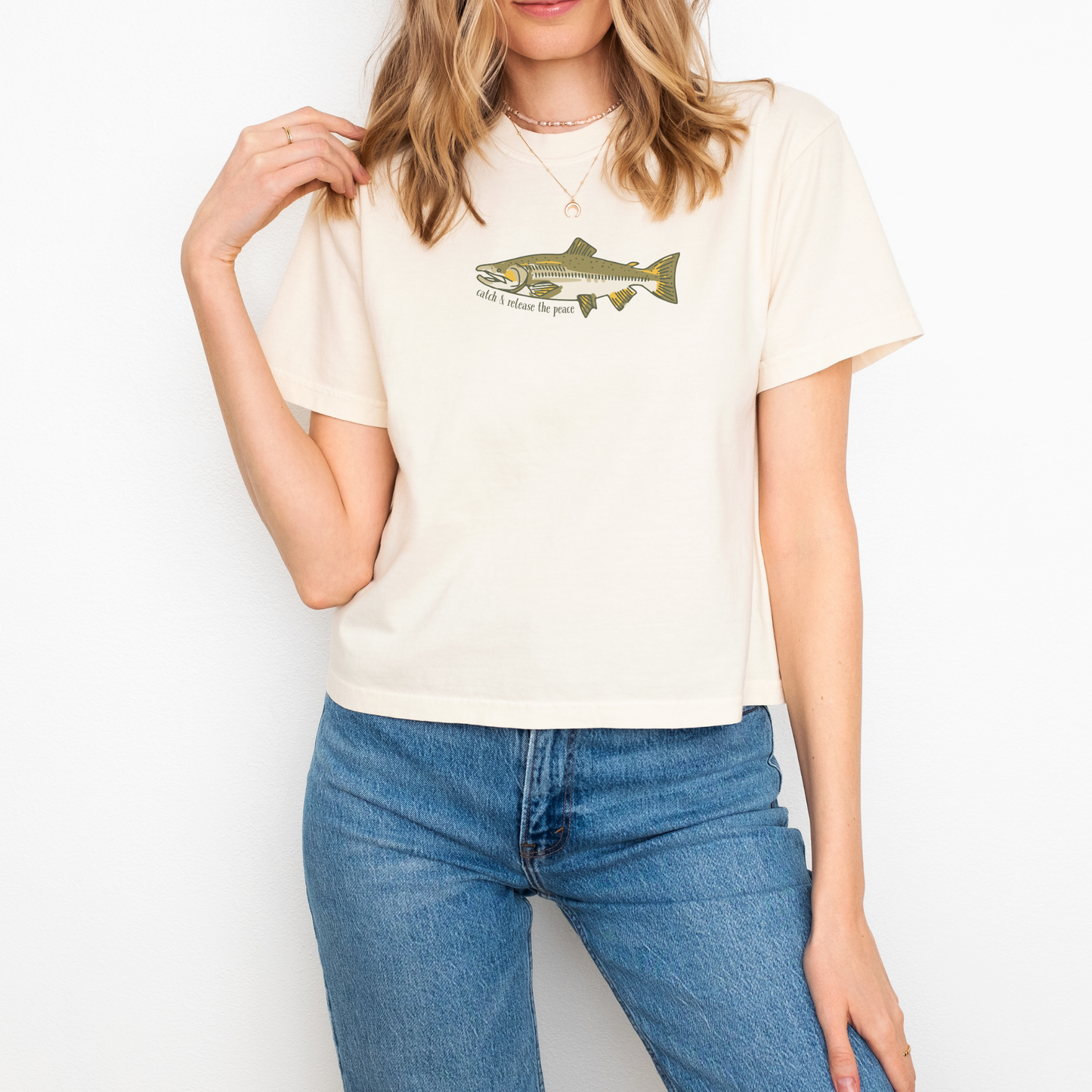 Catch & Release The Peace Boxy Top