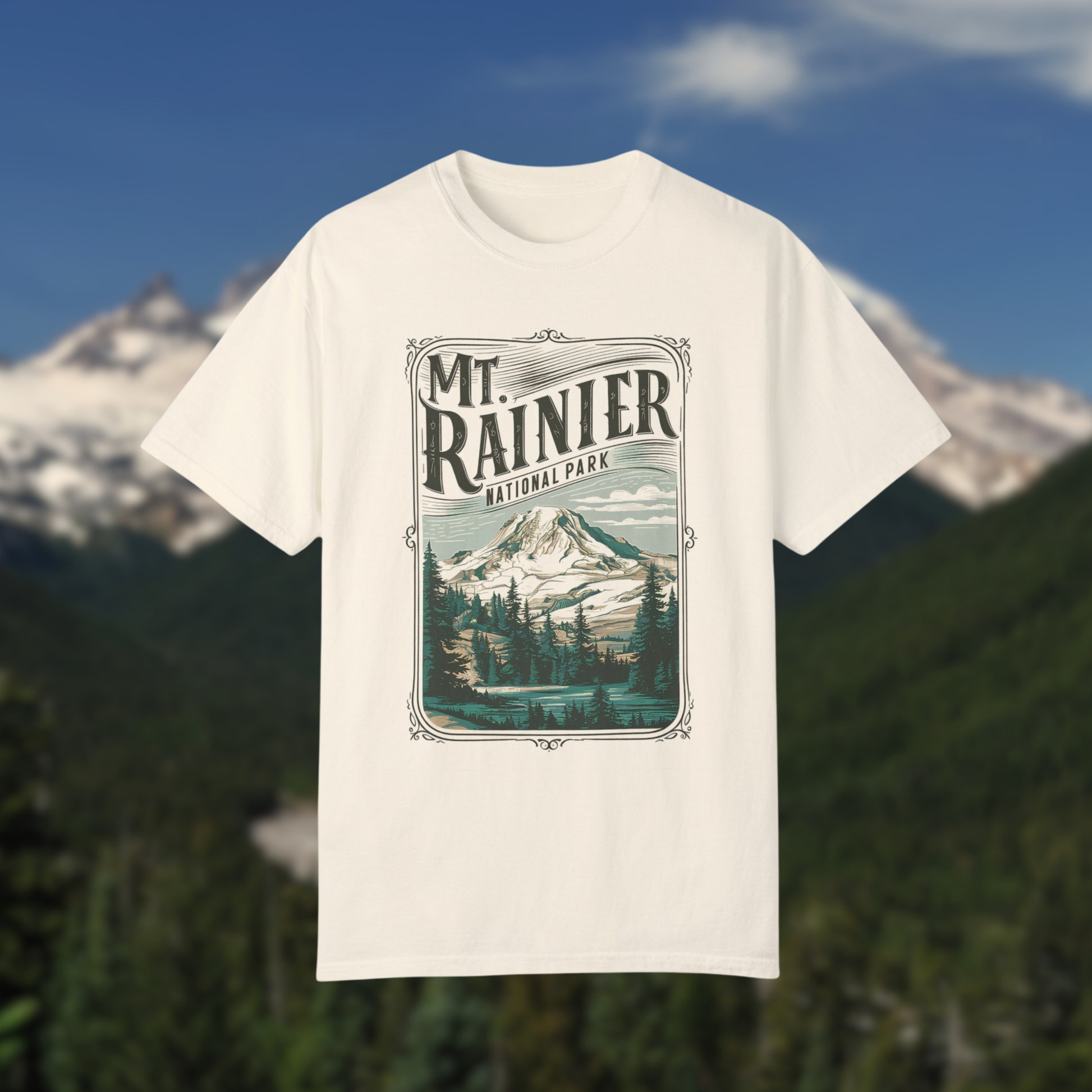 Mt. Rainier 1899 National Park Shirt