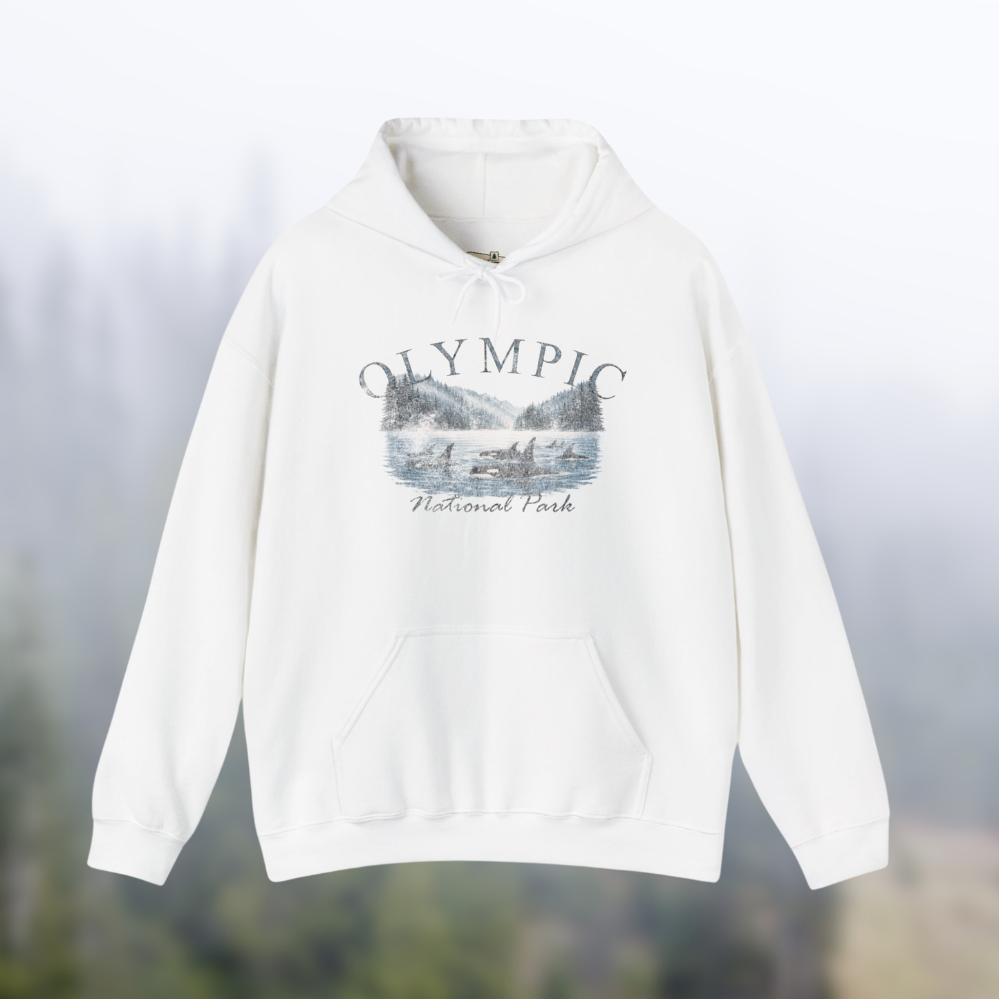Olympic National Park Orca Hoodie